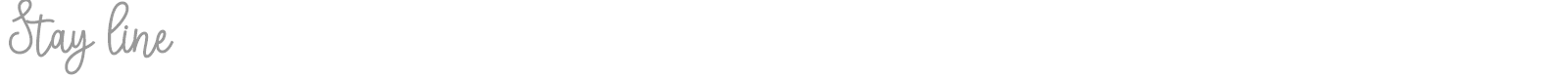 Stay Line font preview